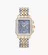 Michele Deco Two-Tone 18K Gold-Plated 0.65Ct Diamond Watch Online now