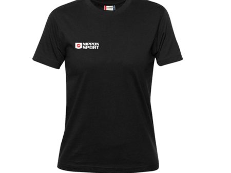 Nippon Sport T-shirt - Junior (100 - 160cm) - Musta Online Hot Sale