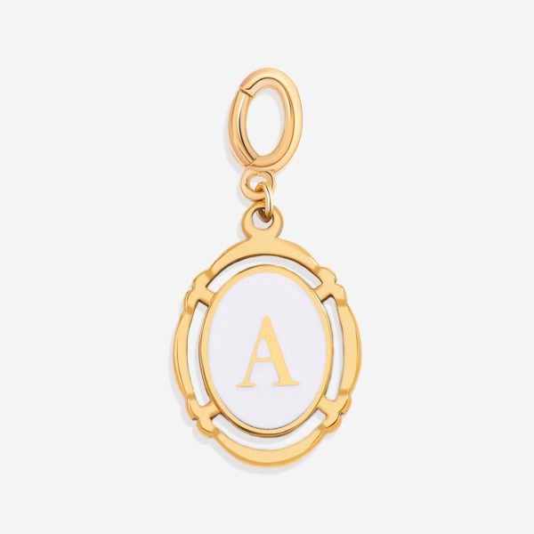 Vintage Initial Charm Supply