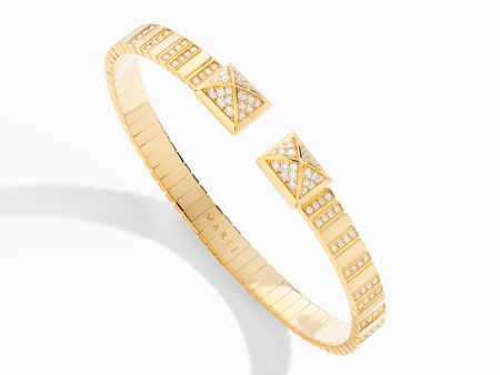 Cleo 2 Link Full Diamond Slip-On Bracelet Sale