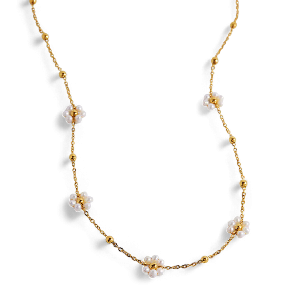 Marguerite Pearl Necklace Cheap