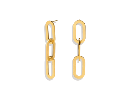 Chunky Chain Link Earrings Online now