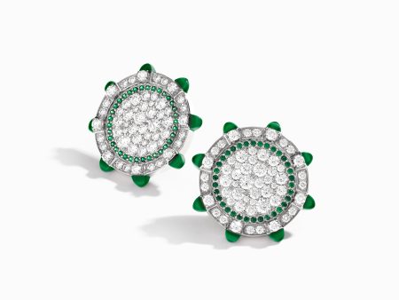 Tip-Top Diamond Statement Stud Earrings Discount