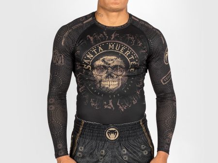 Rashguard - Venum -  Santa Muerte Dark Side  - Pitkähihainen - Musta Ruskea Supply