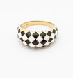 Checkerboard Ring Fashion