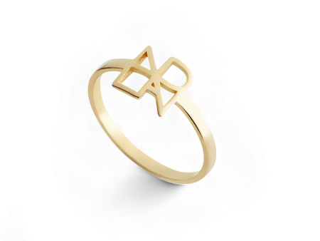 Monogram Name Ring on Sale