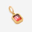 Baguette Birthstone Charm Fashion