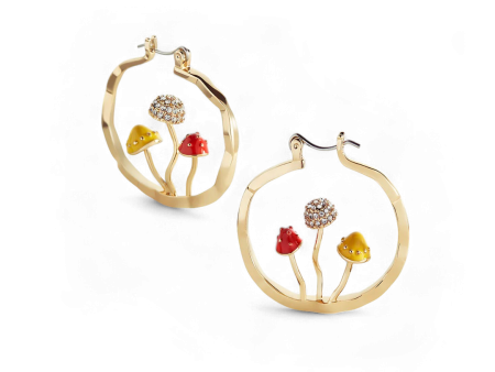 Boho Mushroom Earrings Online now