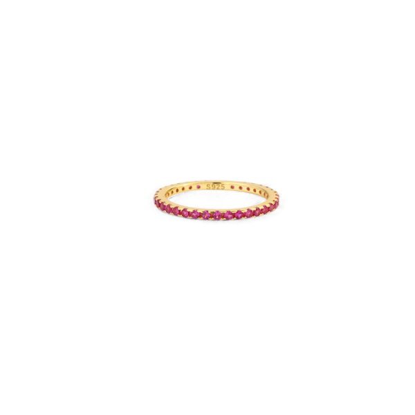 Birthstone Eternity Stacking Ring Online now