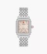 Michele Deco Mid Stainless Steel Diamond Watch For Discount