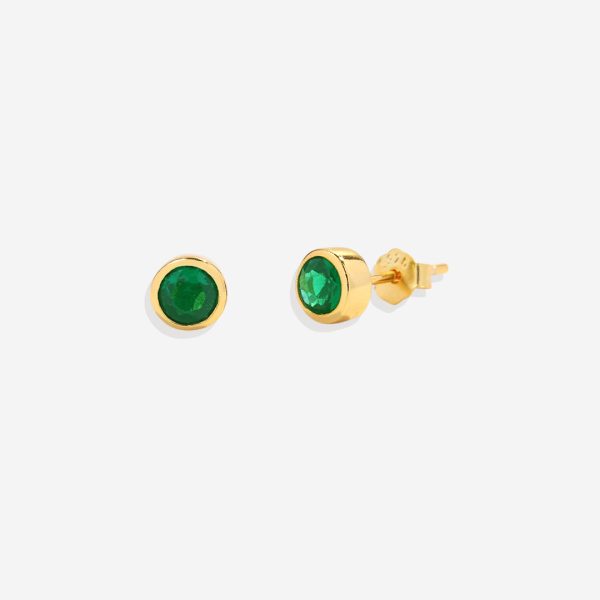 Birthstone Bezel Studs Discount