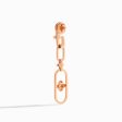 Tip-Top Link Gold Double Drop Earrings For Discount