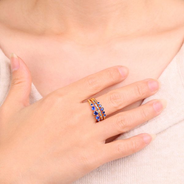 Birthstone Stacking Ring Set on Sale