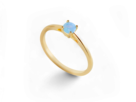 Opal Solitaire Ring Sale