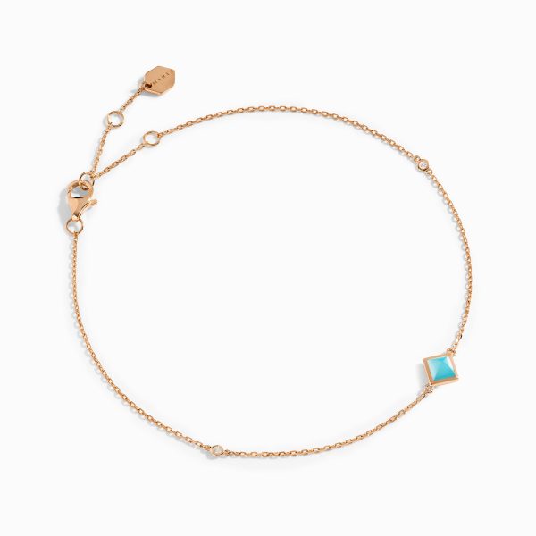 Cleo Pyramid Anklet Online