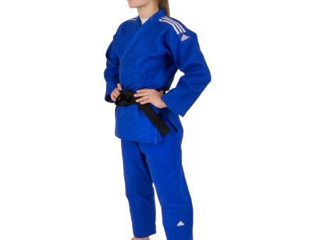 IJF Adidas judopuku - Red Label judo gi Champion 2.0 - Regular Fit - Sininen Hot on Sale