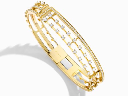 Avenues Open Hinged Statement Bracelet Online Hot Sale