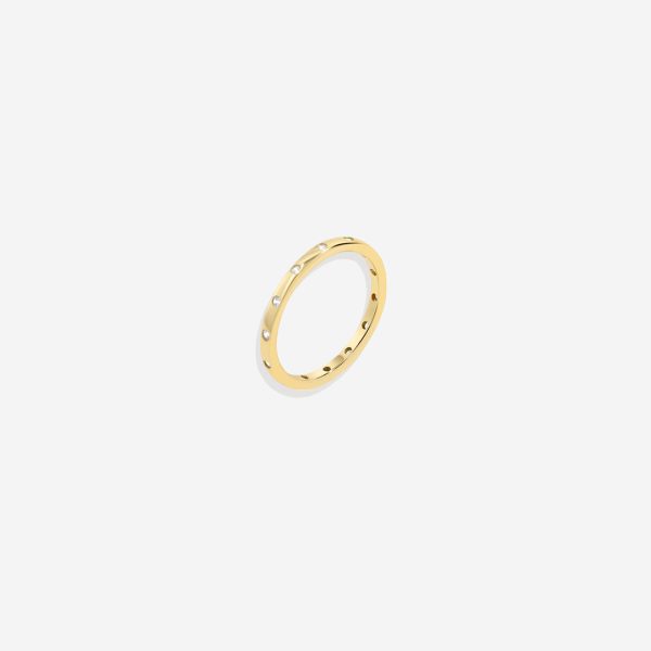 Bezel-Set Tiny Stacking Ring Online