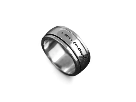 I am Enough Spinning Fidget Ring For Discount