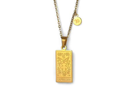 Zodiac Card Necklace Online Hot Sale