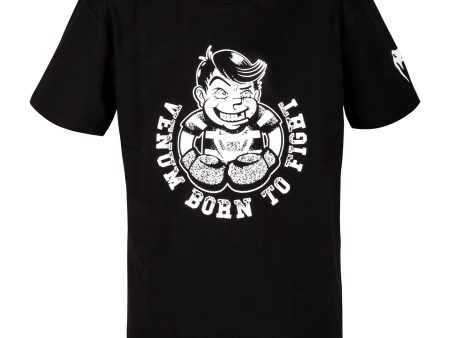 T-Paita - Venum - Born To Fight - Lasten koot - Musta Hot on Sale