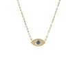 Evil Eye Charm Necklace on Sale