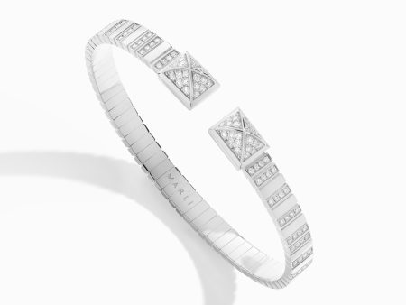 Cleo 2 Link Full Diamond Slip-On Bracelet Supply