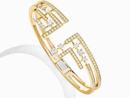 Avenues Crown Hinged Bracelet Discount