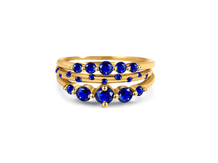 Birthstone Stacking Ring Set on Sale