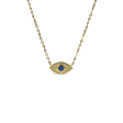 Evil Eye Charm Necklace on Sale