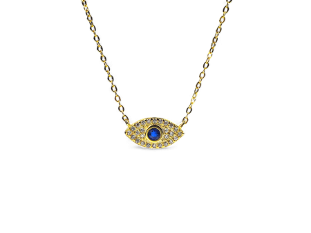 Evil Eye Charm Necklace on Sale