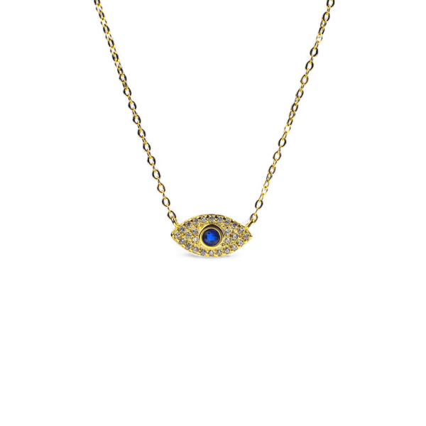 Evil Eye Charm Necklace on Sale