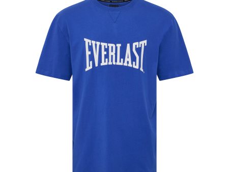 T-Shirt - Everlast -  Oversized Iconic Maximized Logo Tee  - Blue Online