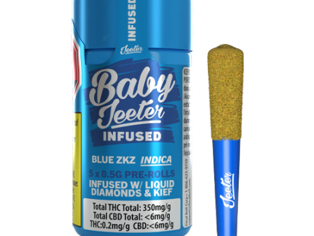 Baby Jeeters Blue ZKZ Infused Pre-Roll Fashion