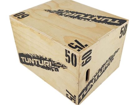 Box Jump Laatikko - Tunturi -  50cm x 60cm x 75cm  - Puu Online Sale