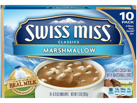 Swiss Miss Hot Chocolate Cocoa Mix with Marshmallow (10 CT) For Cheap