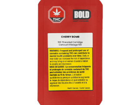 BOLD Cherry Bomb 510 Vape Cartridge Supply