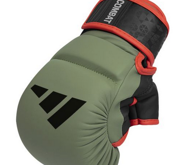 MMA-hanskat - Adidas - Combat 50 - Vihreä Musta on Sale