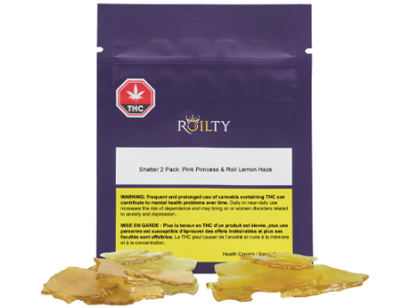 Roilty 2 Pack: Pink Princess & Roil Lemon Haze Shatter Discount