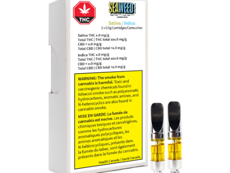 Seaweed Mix High Tide & Low Tide 510 Vape Cartridges For Sale