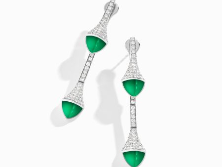 Cleo Diamond Drop Earrings Supply