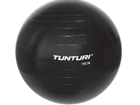 Treenipallo - Tunturi - Gymball - 75 cm - Musta Discount