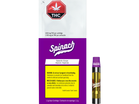 Spinach Galactic Grape 510 Vape Cartridge Sale