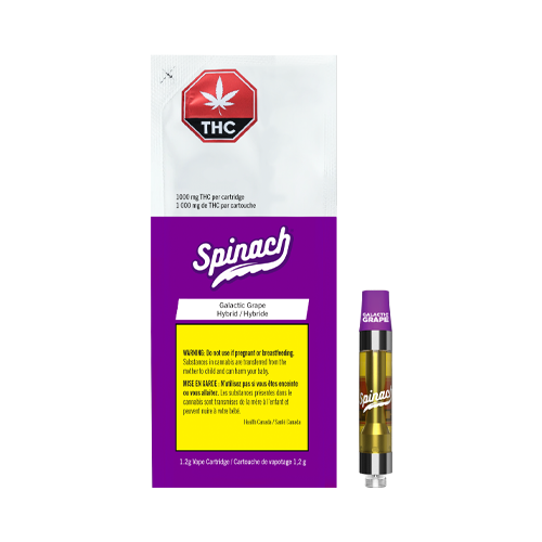 Spinach Galactic Grape 510 Vape Cartridge Sale