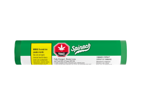 Spinach Fully Charged Rocket Icicle Infused Pre-Roll on Sale