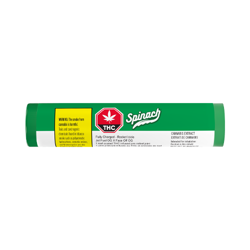 Spinach Fully Charged Rocket Icicle Infused Pre-Roll on Sale