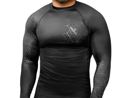 Rashguard - Hayabusa -  Geo  - Pitkähihainen - Harmaa For Sale