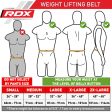 Weightlifting Belt - RDX - Leather 4 Inch - Black Cheap