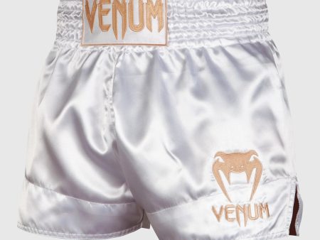 Muay Thai-Shortsit - Venum -  Classic  - Valkoinen Kulta Online