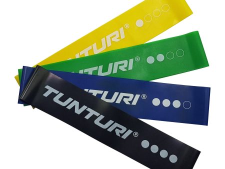 Treenikuminauha - Tunturi -  Elastic Set – Mini Resistance Band  - Eri värejä Online Sale